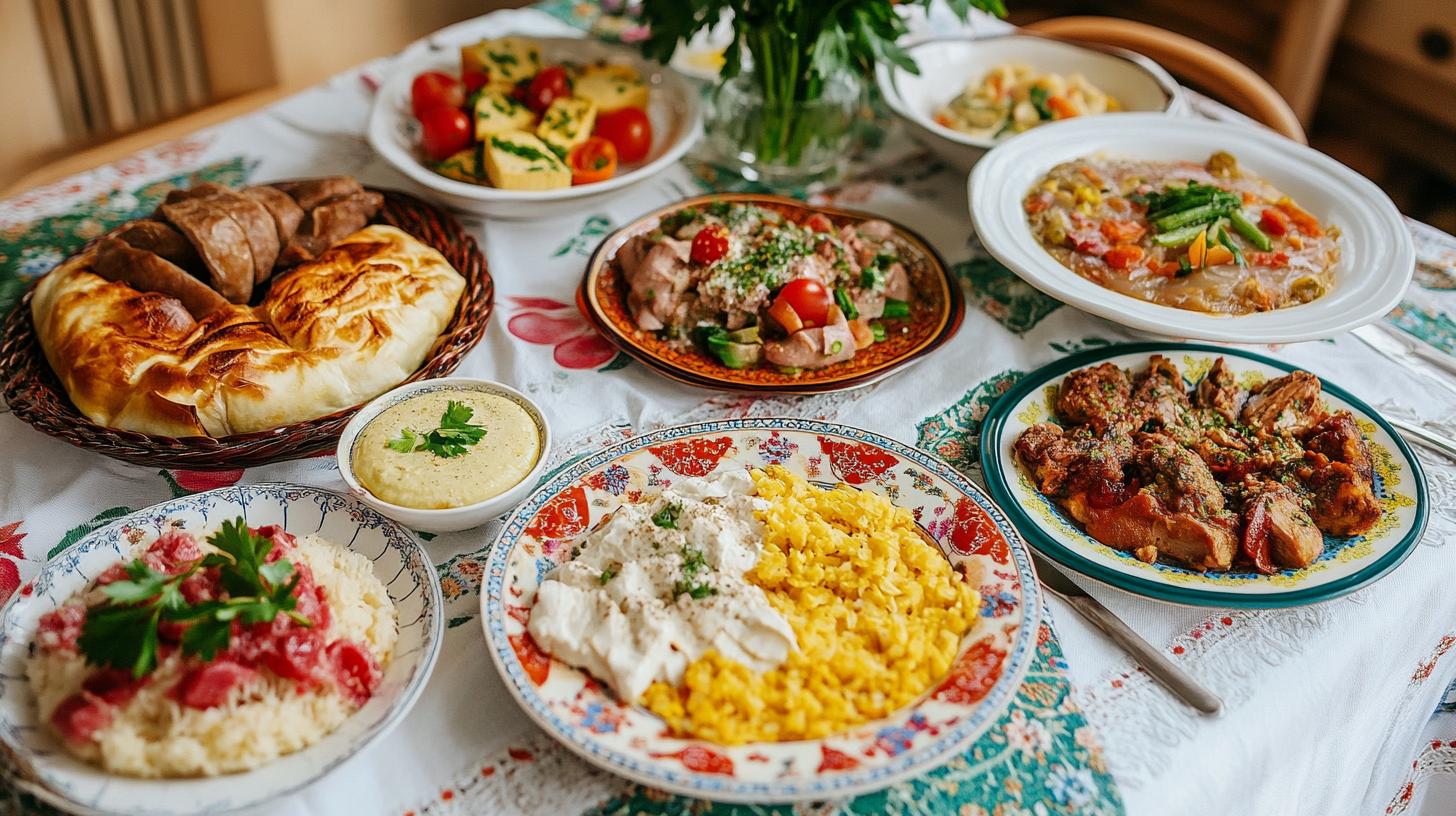 Обед строителей