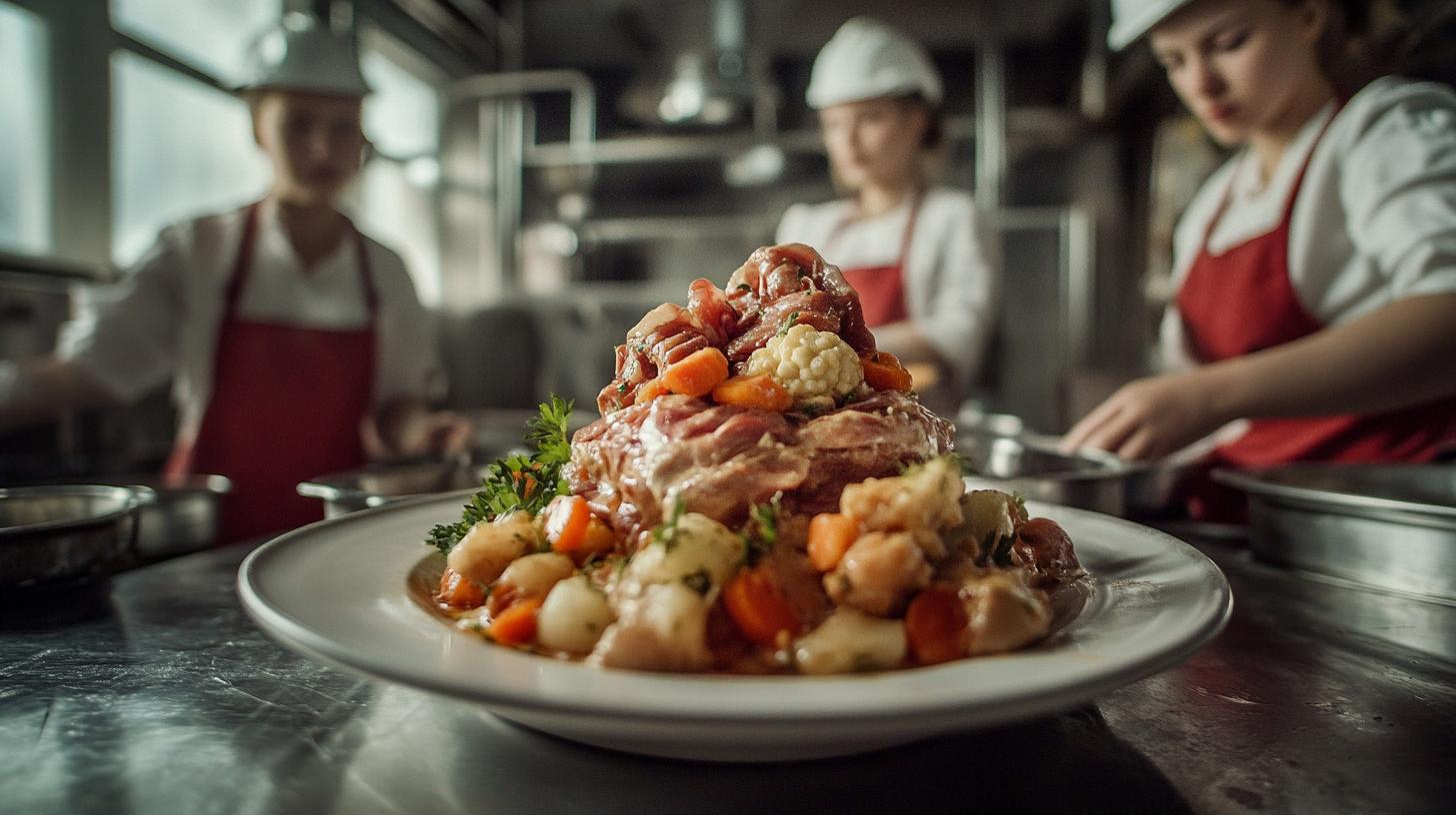 обед строителей и пощетать калорий